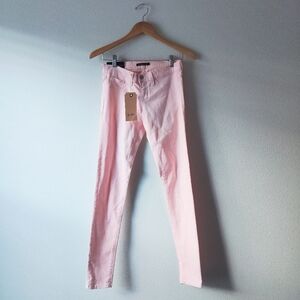 Flying Monkey Light Pink Skinny Jeans